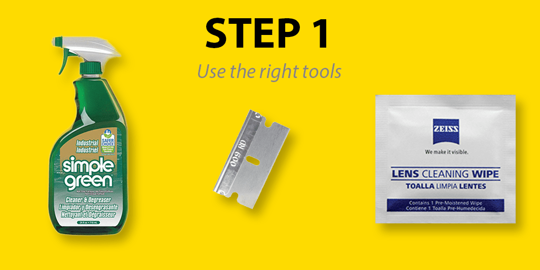 Step 1: Use the right tools
