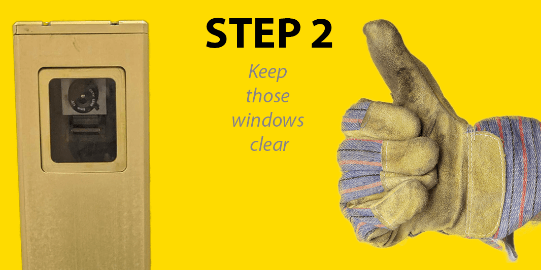 Step 2: Keep those windows clear